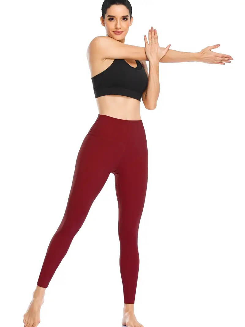 SOLD OUT bombshell sports wear leggings Thigh Highs Solid MAROON