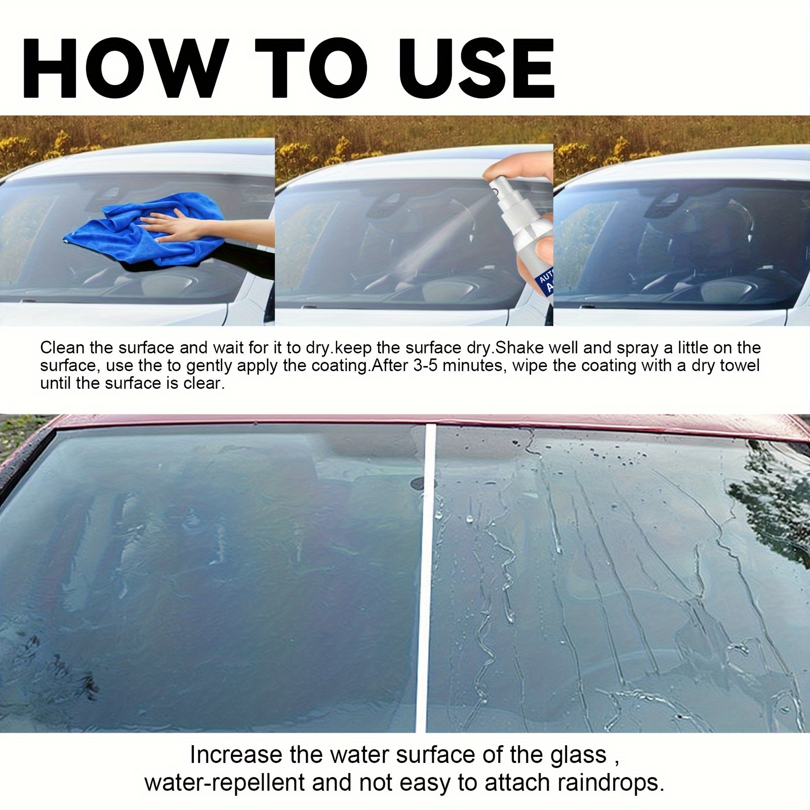 Anti Fog Spray for Car Windows  Car Glass Anti-Fog Rainproof