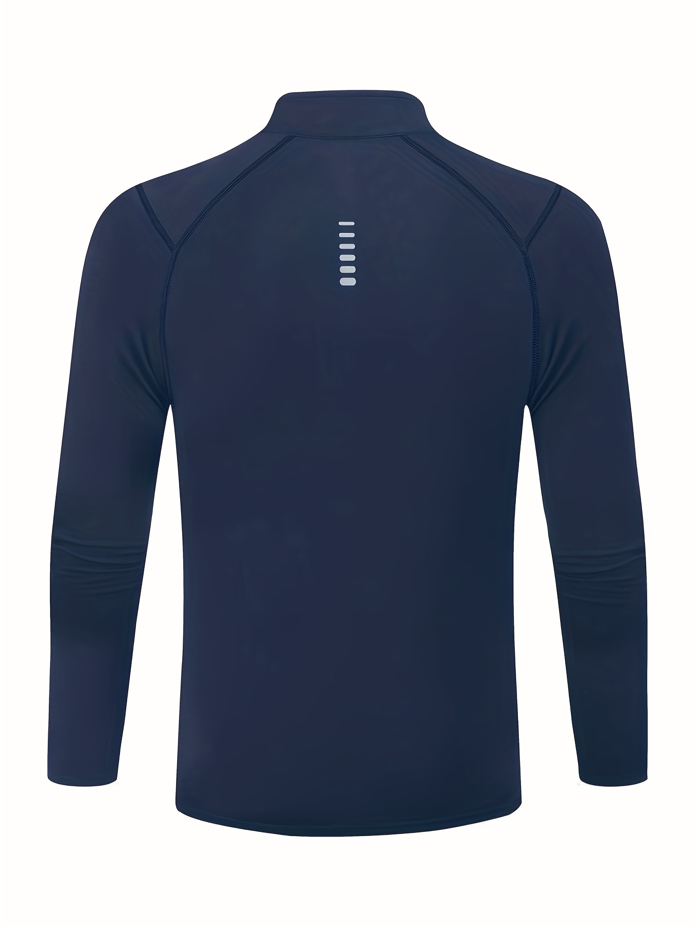 Men's Long-Sleeve Compression Shirt Base-Layer Running T-Shirts  Top(XX-Large, Raglan - Navy) 