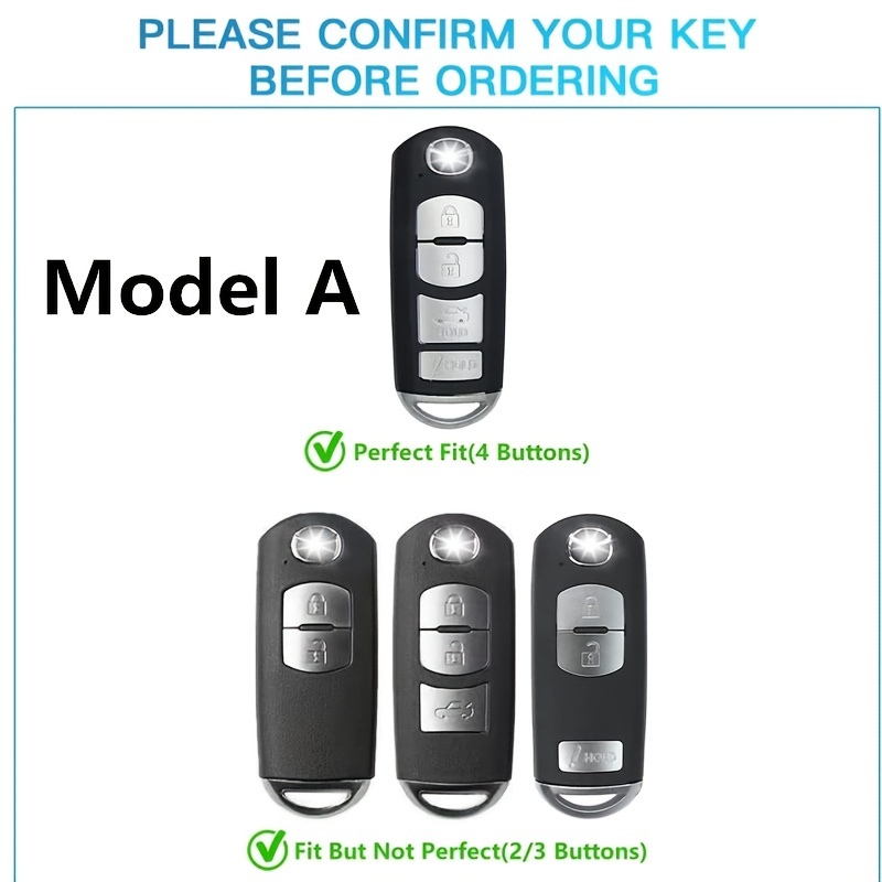 Premium Car Key Fob Cover 4 button Protection For 6 8 - Temu United Arab  Emirates
