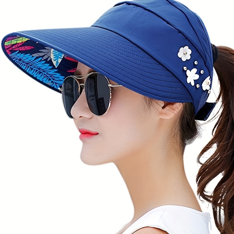 Women's Sun Hat Wide Brim Sun Hat Uv Resistant Hat Soft - Temu