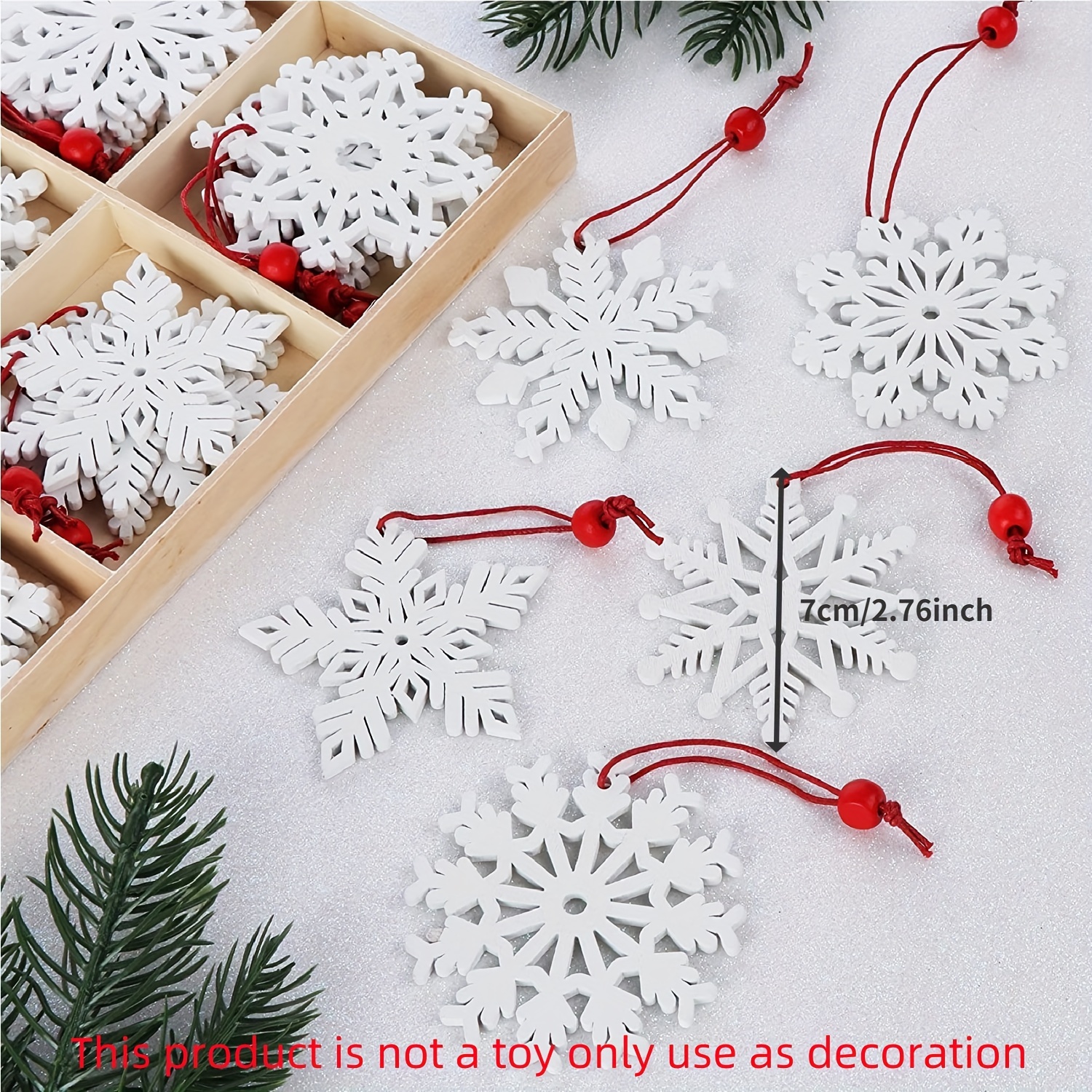 Snowflake Wood Hanging, Christmas Wooden Ornament Wood Gift Tags For  Holiday Diy Crafts, Home Decor Room Decor Theme Party Decor, Christmas  Decorations 2023 - Temu Australia