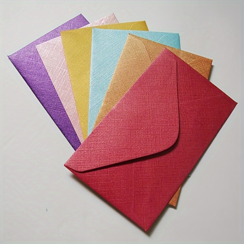 Small Envelopes Colorful New Retro Blank Mini Paper - Temu