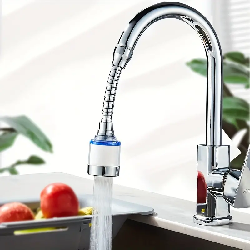 1pc Faucet Filter Booster Shower Splash Filter Water Purifier Kitchen 360 Degree Rotating Universal Extender details 4