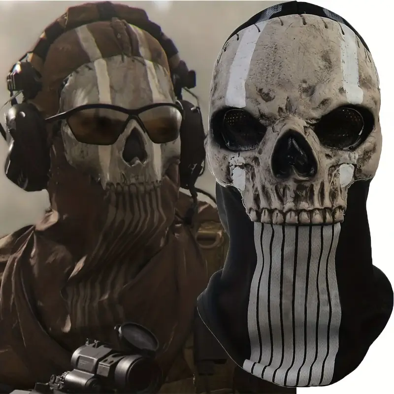 1pc Men's New Skull Ghost Face Mask