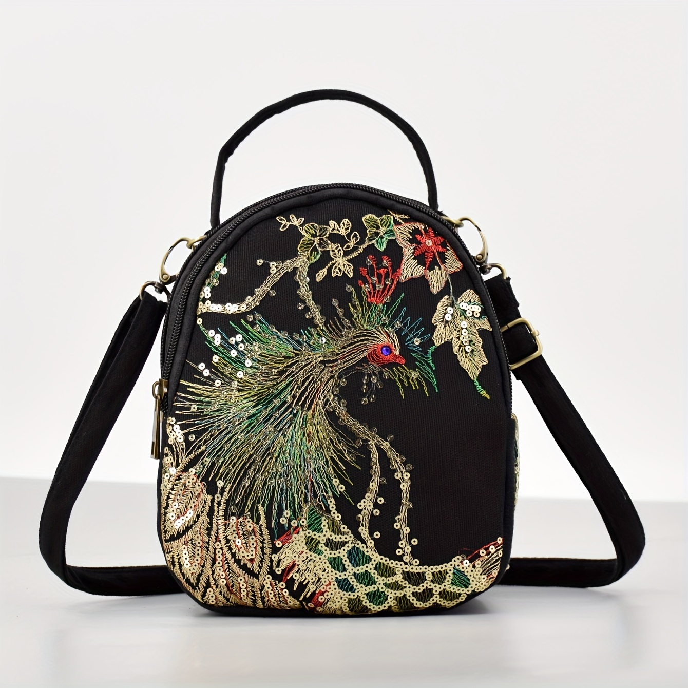 Women's Embroidery Crossbody Bag