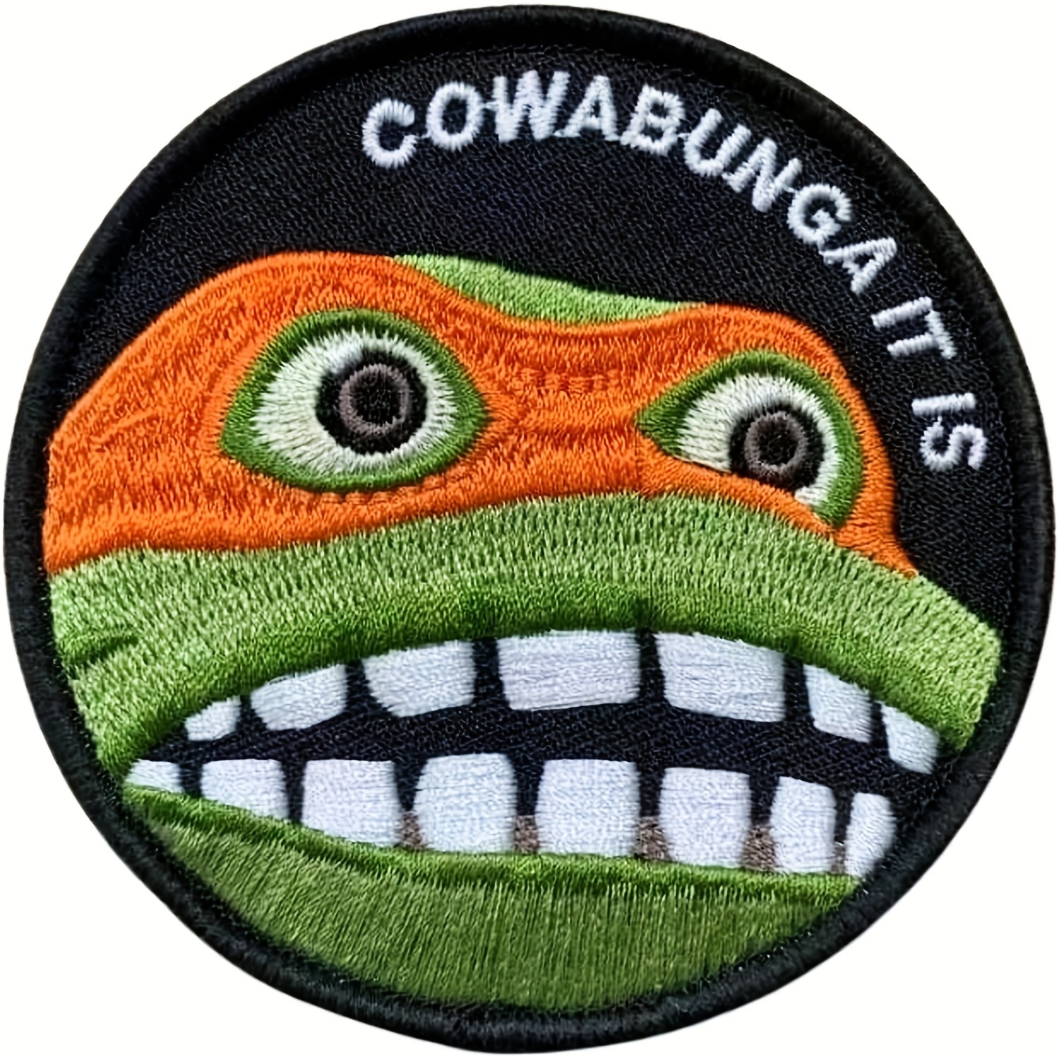 Cowabunga Patch Morale Patches Tactical Funny Embroidered - Temu