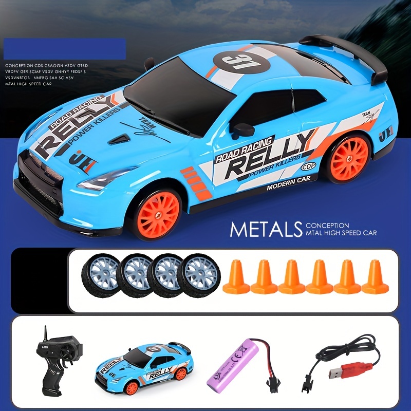 Coche Modelo Fundido A Presión 2,4G Drift Rc Car 4WD 3,7 V 500MAH RC Drift  Car Toy Control Remoto GTR Modelo AE86 Vehículo Coche RC Racing Car Toy  230821 De 15,48 €