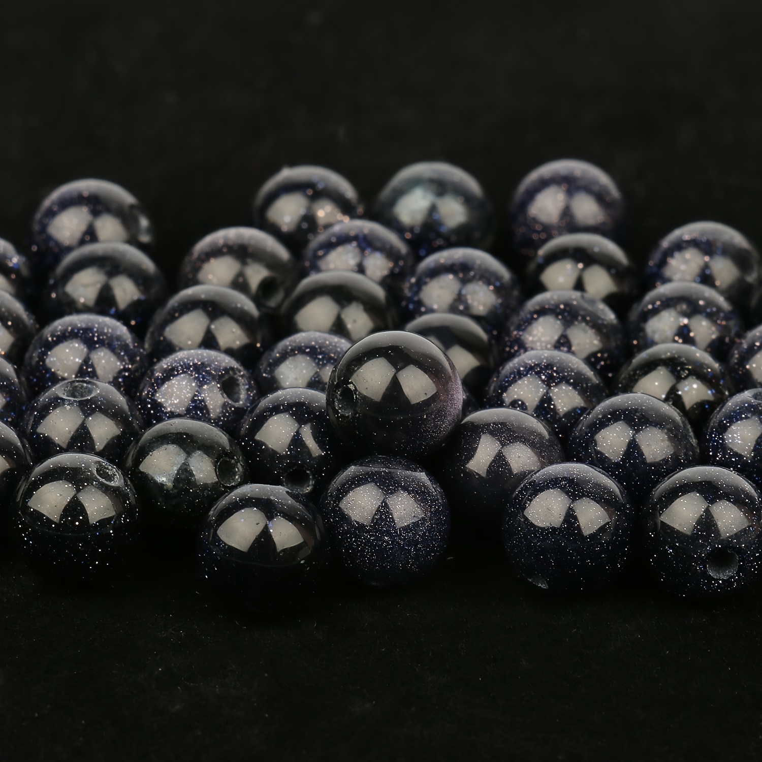 Natural Black Hematite Stone Beads Round Loose Beads For Jewelry Making 2 3  4 6 8 10 12mm Diy Bracelet Accessories 15Strand