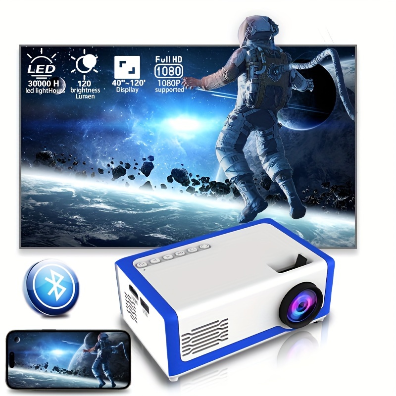 Mini Proyector M1 Proyector Video Soporte Full Hd 1080p - Temu