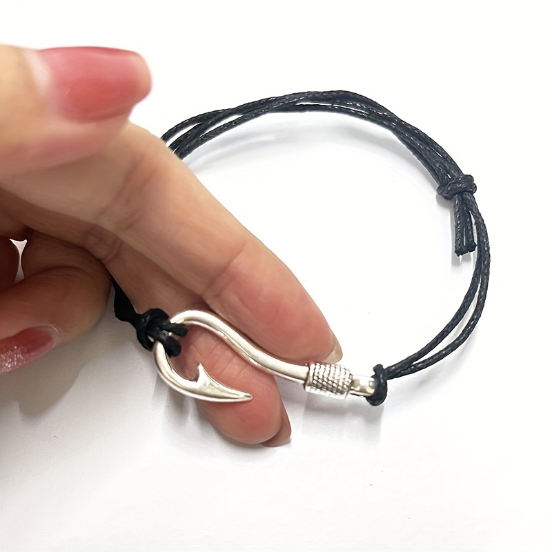 Hooked Bracelet Valentine's Day Gift Fish Hook Couples - Temu