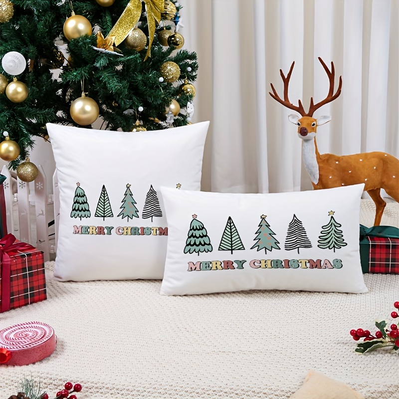 Christmas Pillowcases Christmas Decorations Christmas Tree - Temu