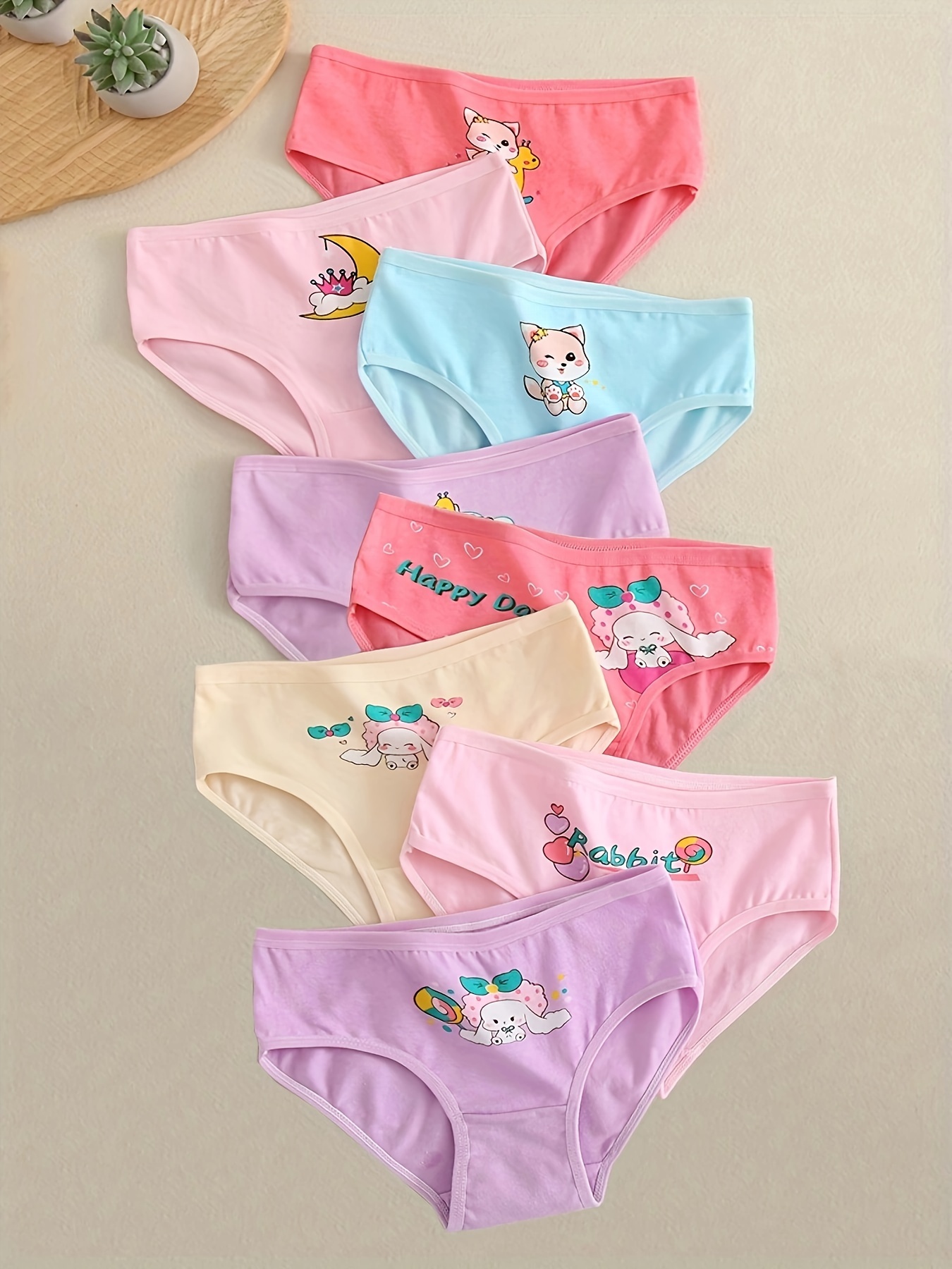 Girls Cotton Underwear - Temu
