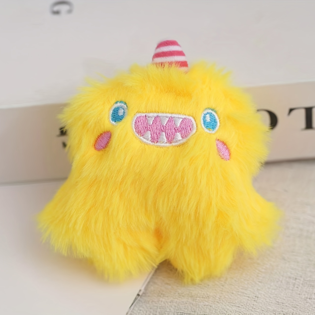 Creative Plush Little Monster Cartoon Keychain Ugly Cute Doll Bag