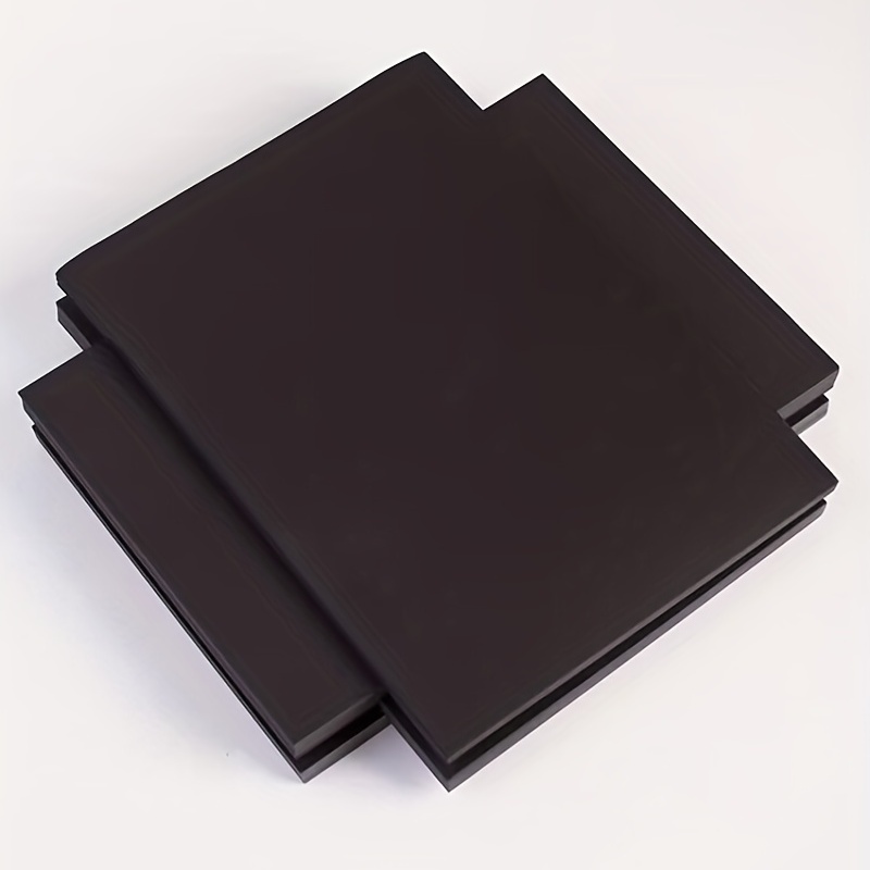  Baisunt 20 hojas de cartulina negra de 92 libras de grosor,  papel de manualidades en blanco para proyectos de arte, álbumes de  recortes, tarjetas e invitaciones (8.5 x 11 pulgadas) : Arte y Manualidades