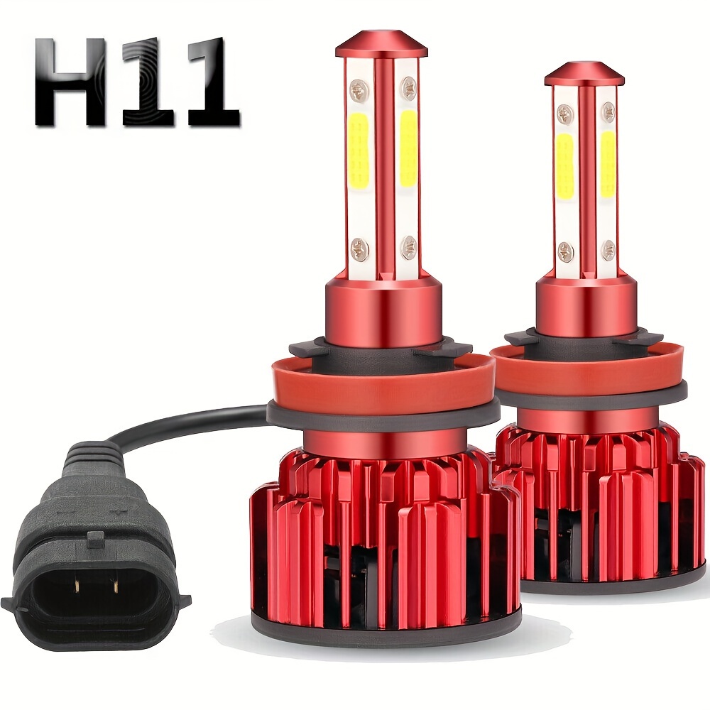 H11 H7 H4 Led Headlight Bulbs White Light Bright Led Bulbs - Temu