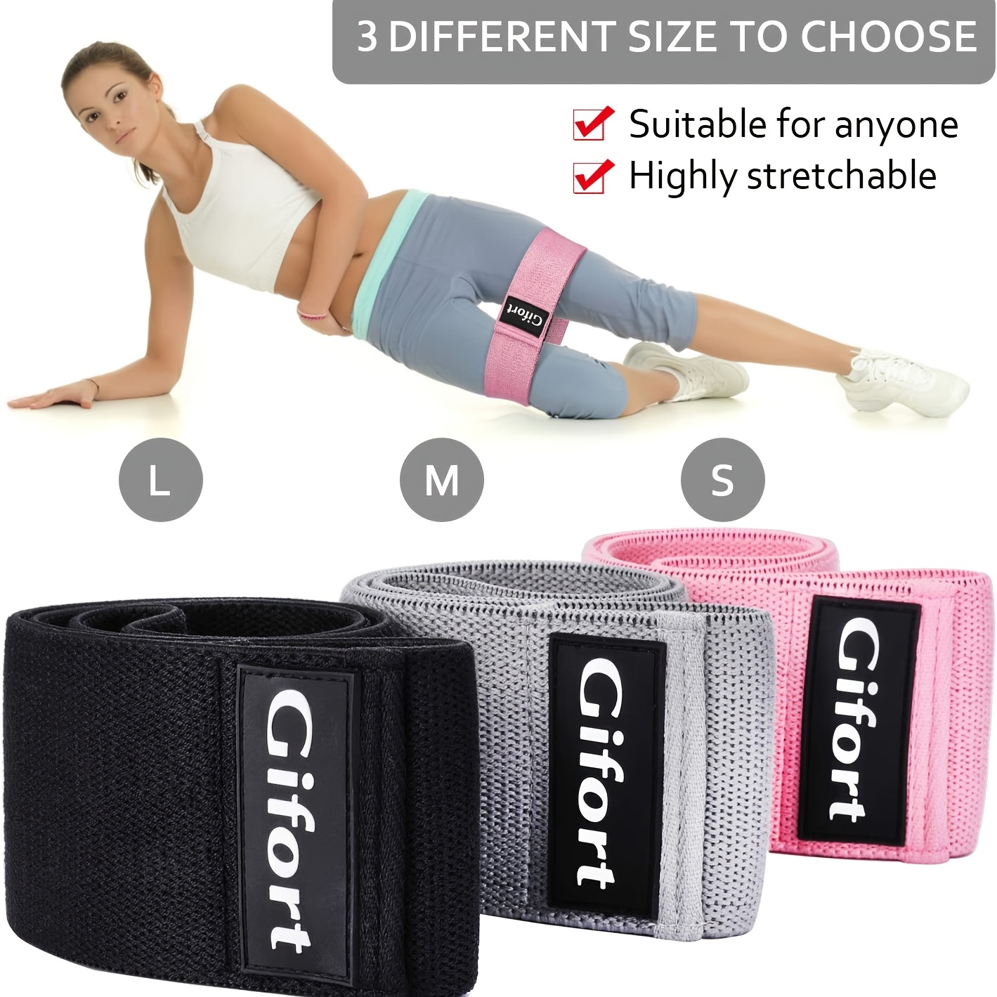 Booty Belt Resistance Exercise Band Perfect Butt Lift And Glutes Muscle  Workout.