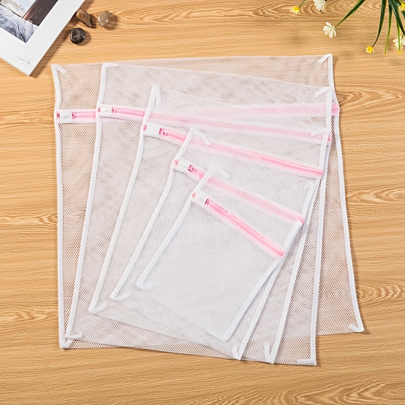 Thickened Laundry Bag, Hot Sale Bra Protection Washing Bag Set, Fine Mesh  Underwear Cleaning Bag, Bathroom Bedroom Balcony Laundry Accessories - Temu