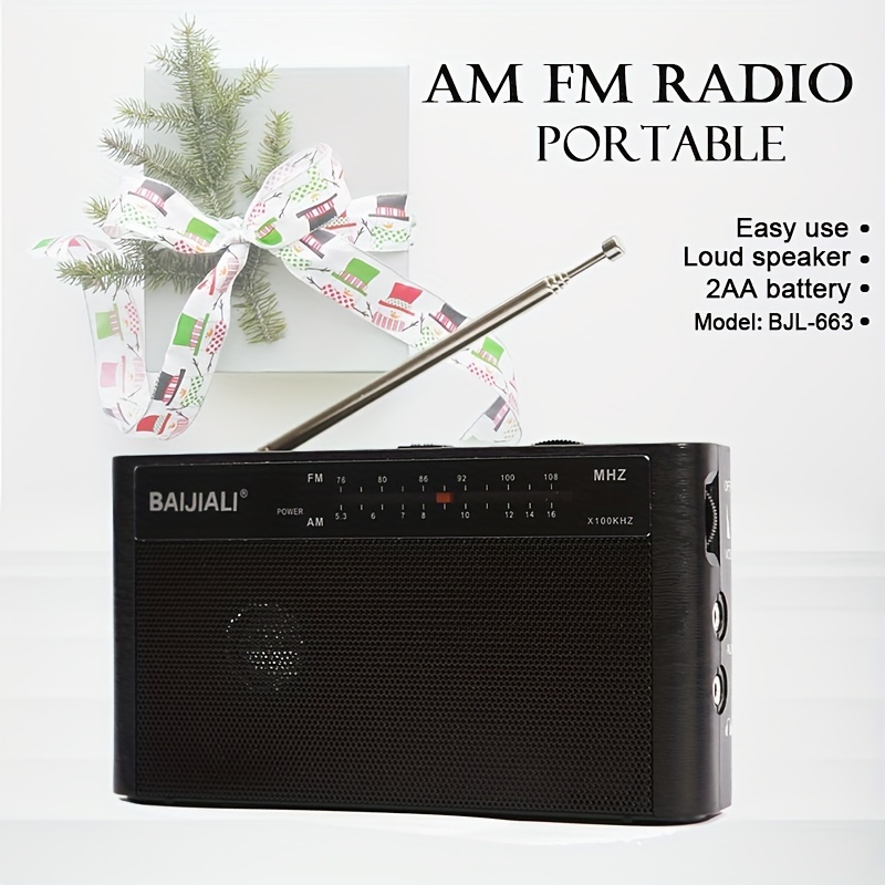 Radio Portátil Am Fm Sw Onda Corta Radio Digital Pequeño - Temu