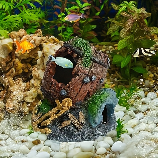 Aquarium Decoration Ornaments Fish Tank Decoration Resin Betta