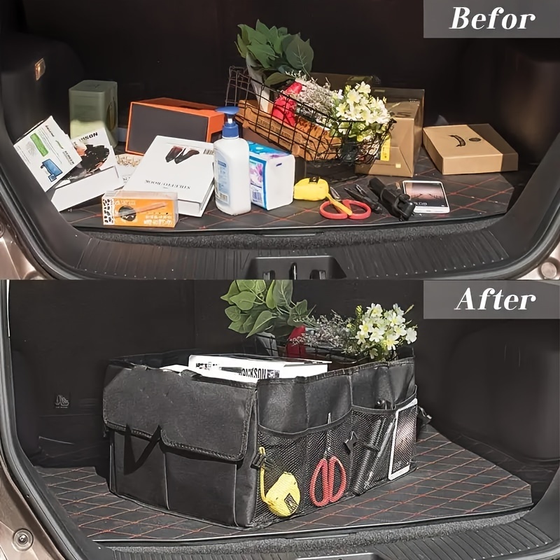 Car Organizer Trunk Storage Box Folding Travel Multifunctional Accessories