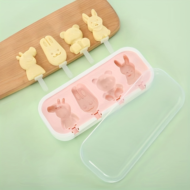 Cartoon Popsicle Mold, Silicone Ice Pop Molds, Reusable Ice Cream Molds,  Beach Accessories, Summer Kitchen Gadgets, Kitchen Stuff, Kitchen  Accessories, Home Kitchen Items - Temu