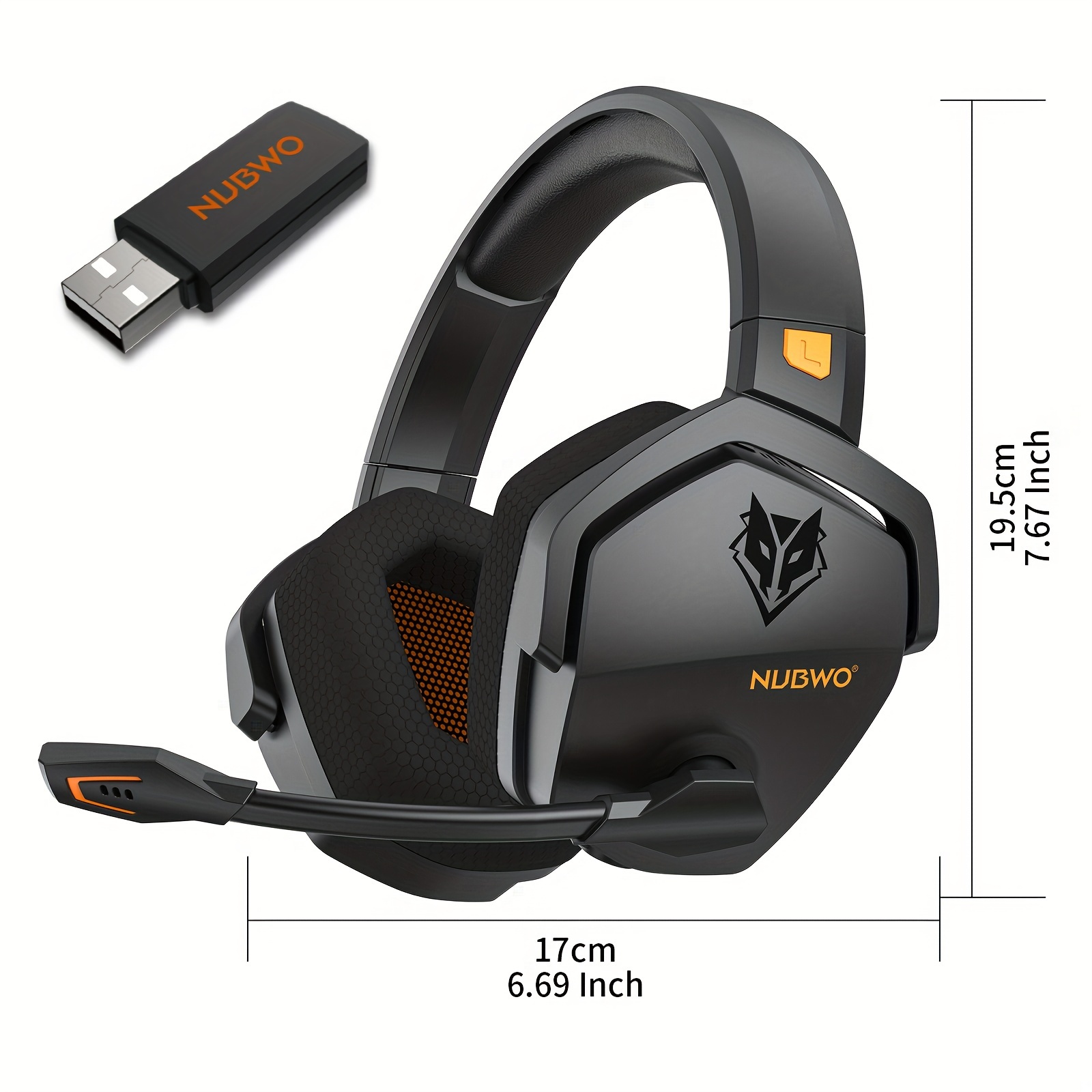 Nubwo G06 Cuffie Wireless Usb Cancellazione Rumore Giochi - Temu Italy