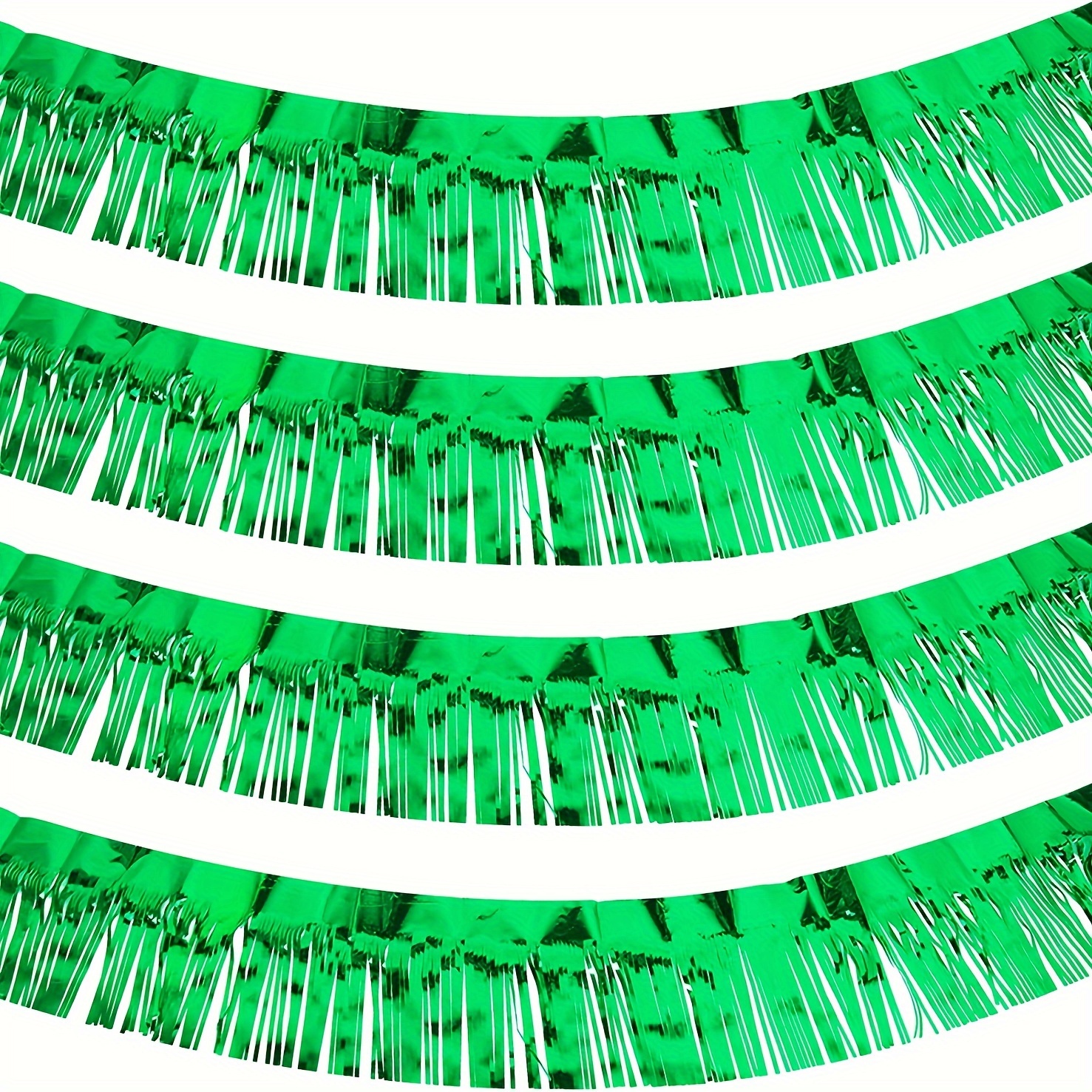Lime Green Drop Fringe Garland 20in. x 12