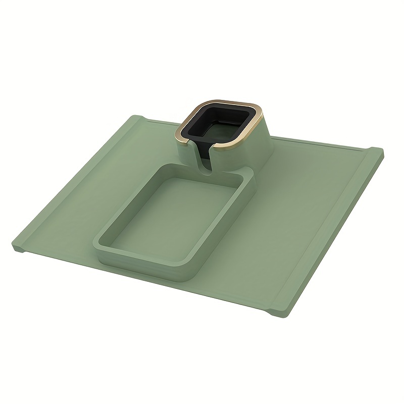 Silicone Cup Holder Coasters for Water Bottle, Spill-proof Drink Storage Tray