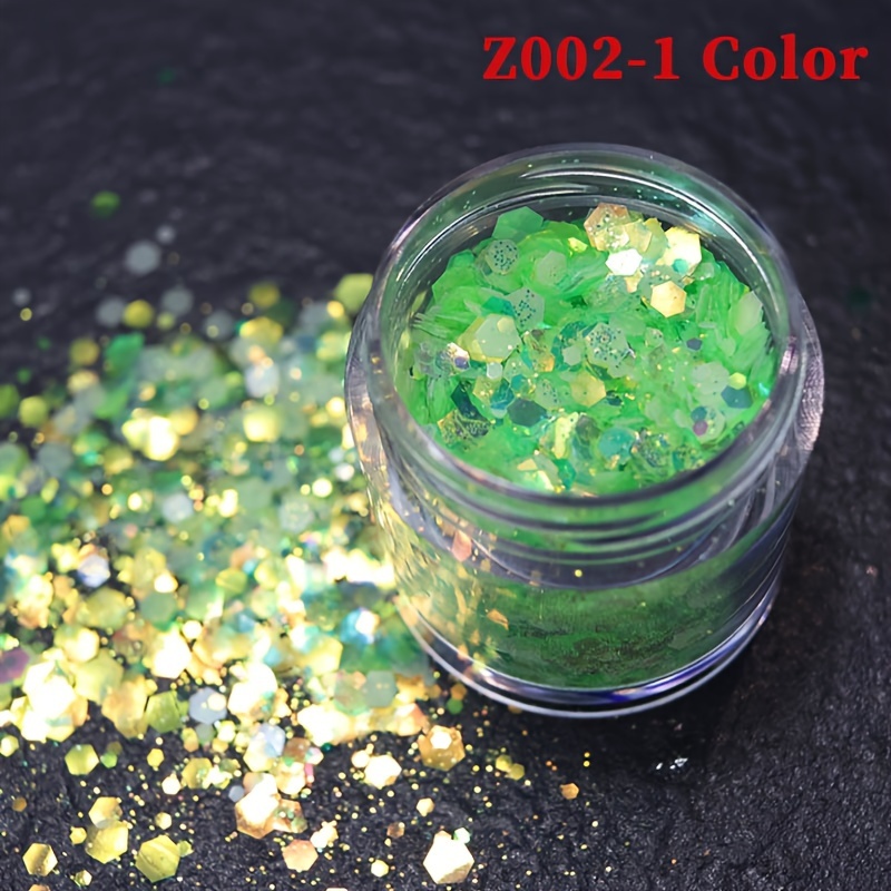 Glow In The Dark Glitter, 12 Colors Luminous Chunky Glitter, High Luminance Cosmetic  Grade Glitter, Chunky Glitter For Resin, Nail, Cosmetic, Skin, Slime,  Tumblers, Halloween( Each Bottle) - Temu Australia