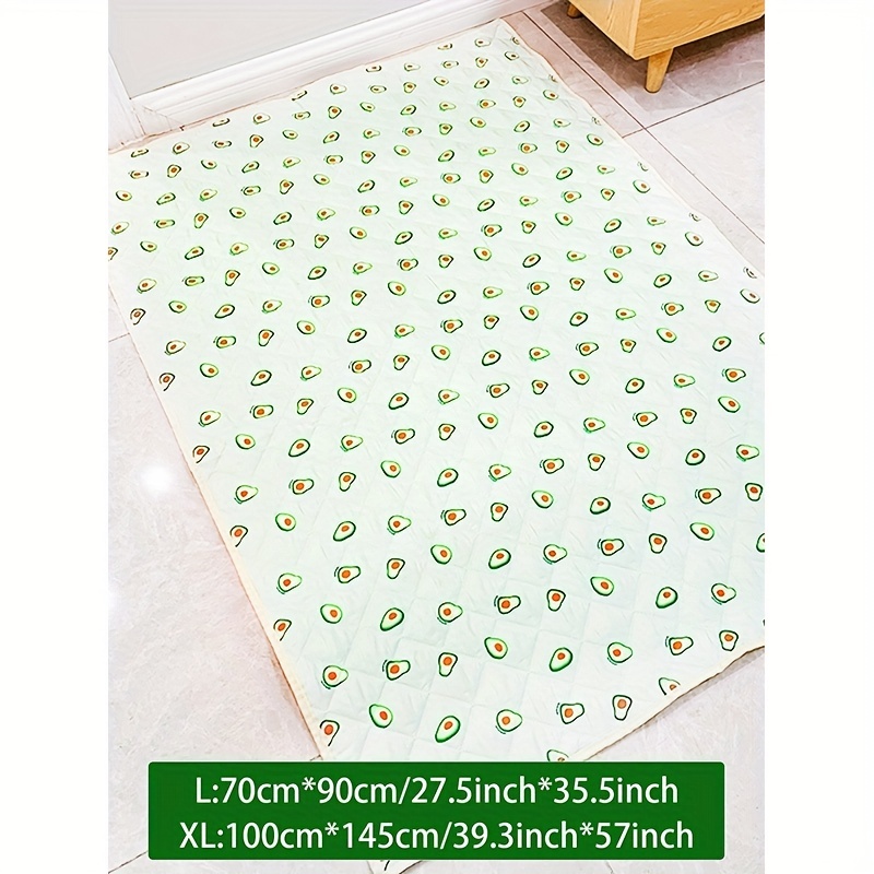 Washable, Waterproof Pet Mats: Keep Your Dog or Cat Comfy and Dry with  Avocado Graphic Floor Mats!