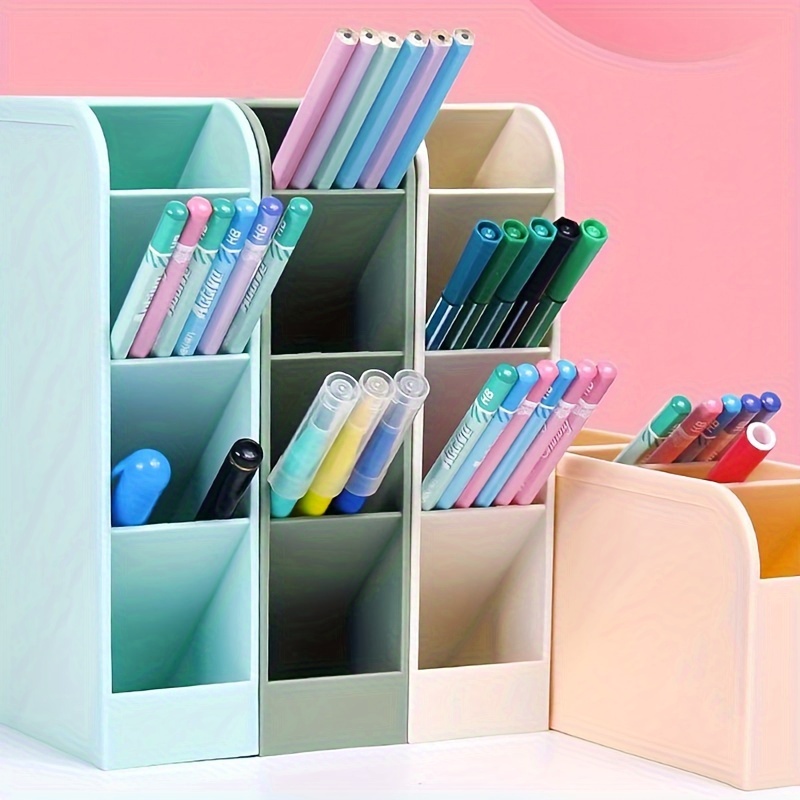 Plastic Desk Organizer Oblique Insert Multi functional Pen - Temu