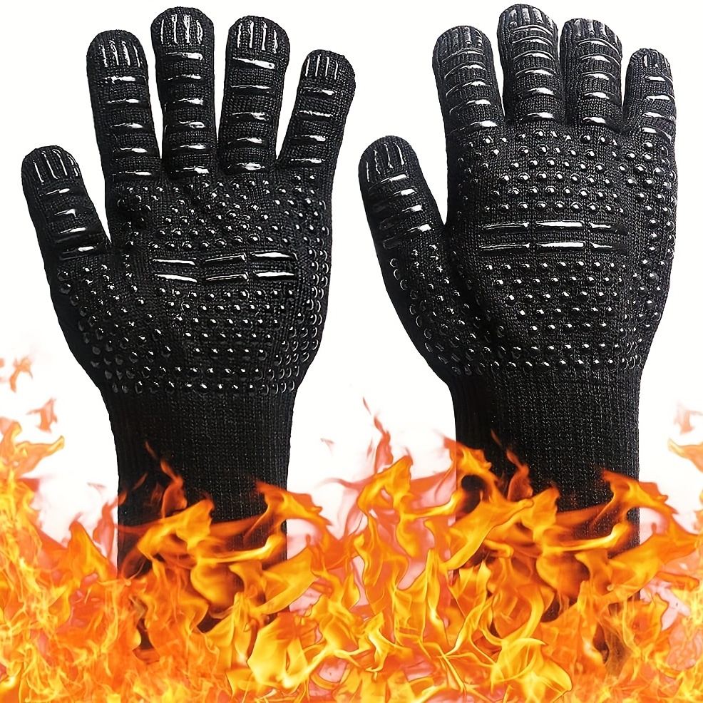 Thickened BBQ Gloves High Temperature Oven Gloves 500 800 Degrees