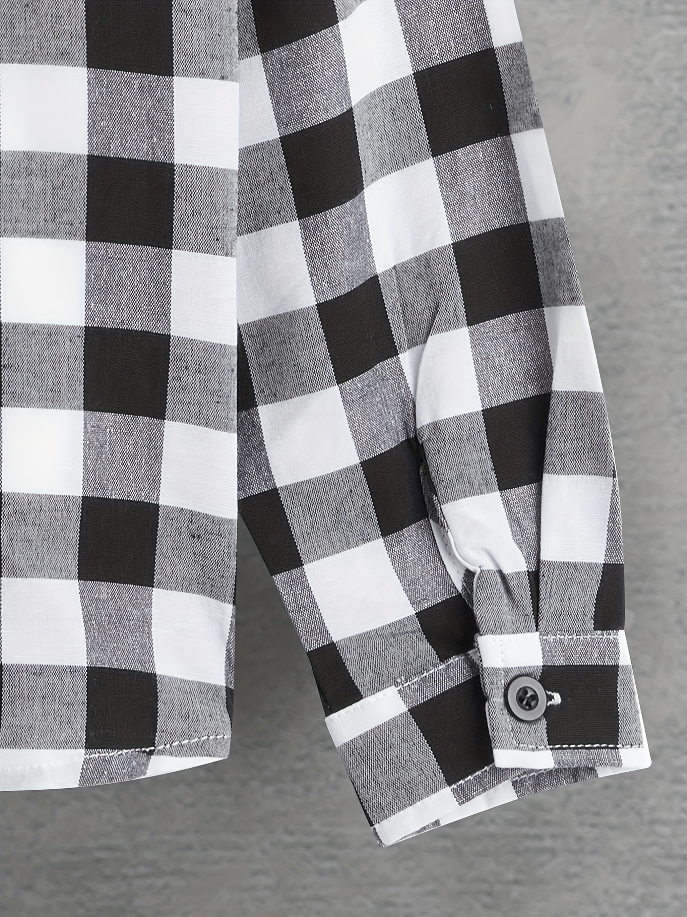 Boys Plaid Lapel Shirts Long Sleeve Button Down Tops Spring Fall Outwear