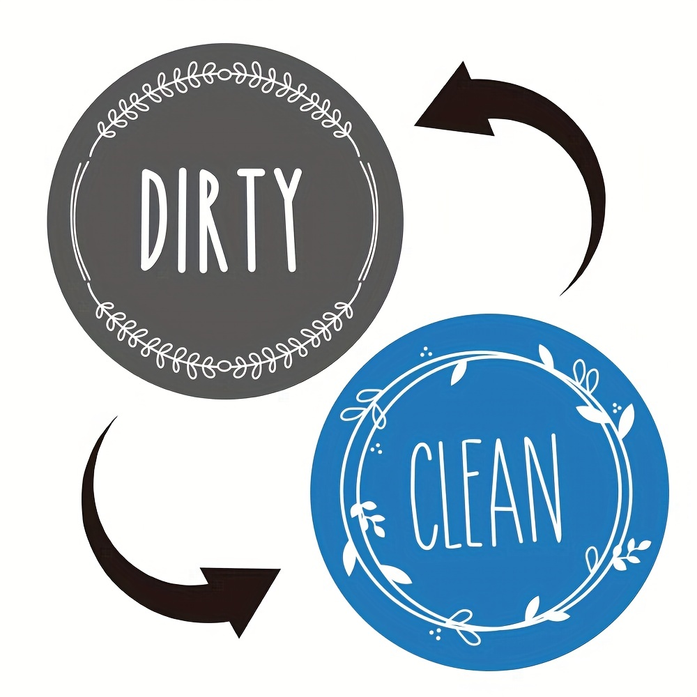 Dishwasher Clean Dirty Magnet Sign - Funny Kitchen Magnet | X-bet