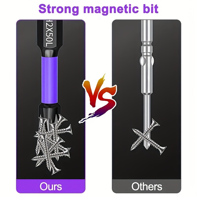 Strong Magnetic D1 Anti shock Screwdriver Bits Electric - Temu
