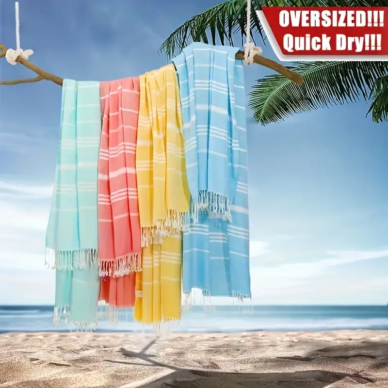 Beach Towels, Oversized Turkish Bath Towel, Quick Dry Sand Free Beach Towel,  Turkish Towels, Extra Large Beach Towels, Travel Pool Yoga Camping Blanket  - Temu