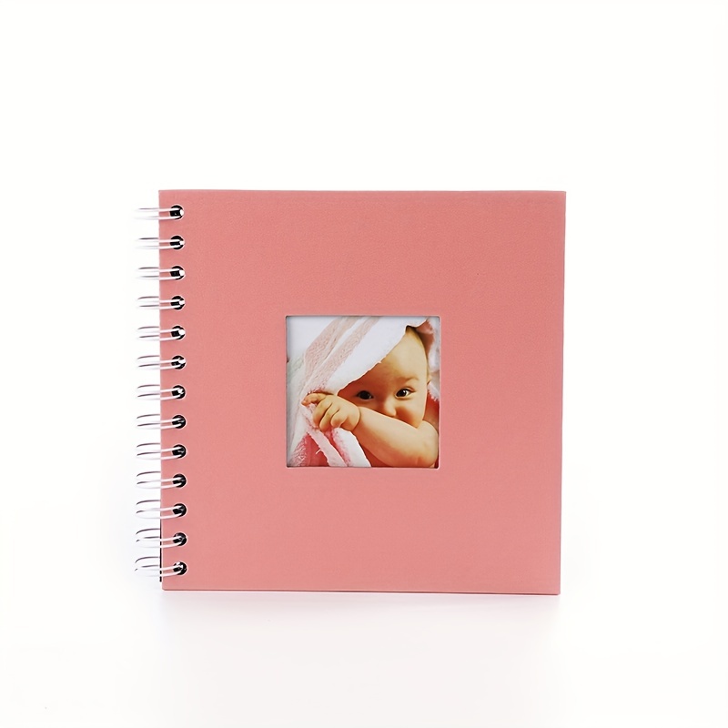 Scrapbook Photo Album Wedding Baby Family Memory Gift Black DIY Scrapbook  Album 7x7 inch