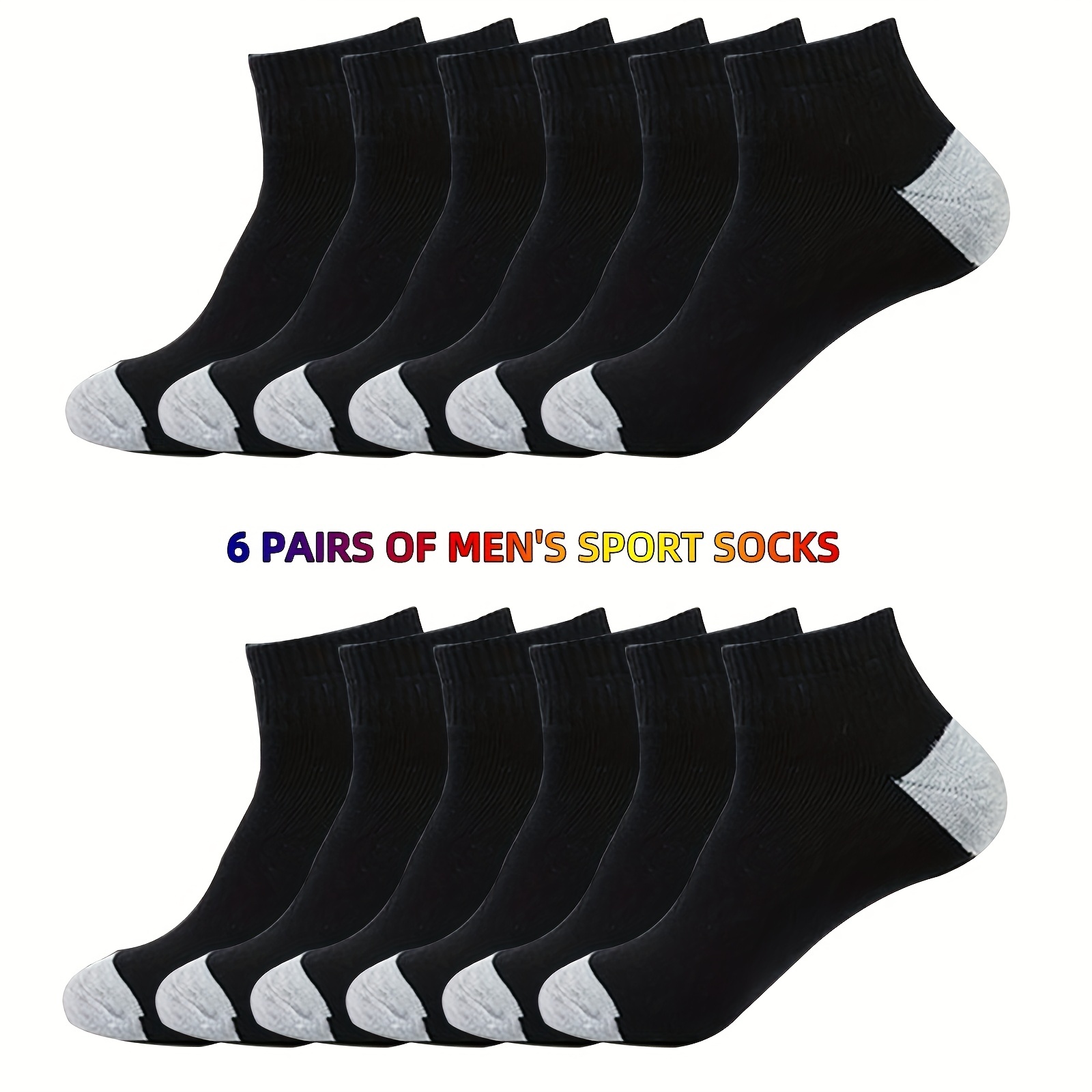 Calcetines de algodón para hombre, calcetines deportivos gruesos y