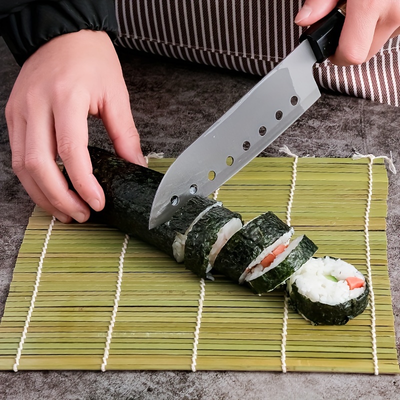6pcs Sushi Tool Set Including Plastic Sushi Mold, Nori Seaweed