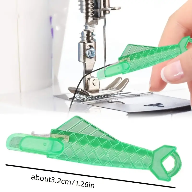 5pcs Mini Sewing Machine Needle Threader With Hook Plastic Stitch Insertion  Tool Elderly Quick Automatic Changer Craft, Shop The Latest Trends