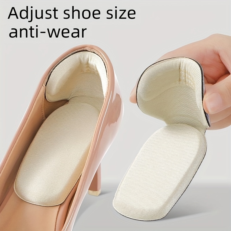 

1pair Change Shoes From Big To Small, Anti-wear Heel Stickers, Anti-drop Heel Half-size Pads, High-heel Insoles, Shoe Size Adjustment Artifacts, Heel Pads, Which Can Be Changed To Half A Size