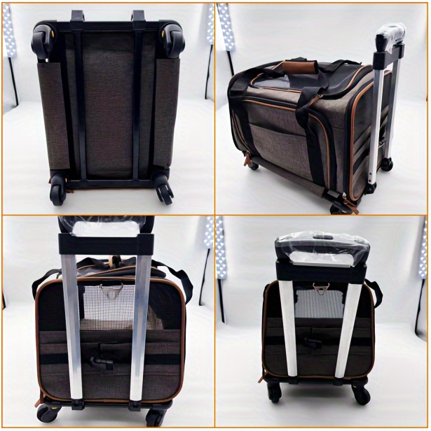 Airline Approved Expandable Pet Carrier With Wheels Two Side - Temu