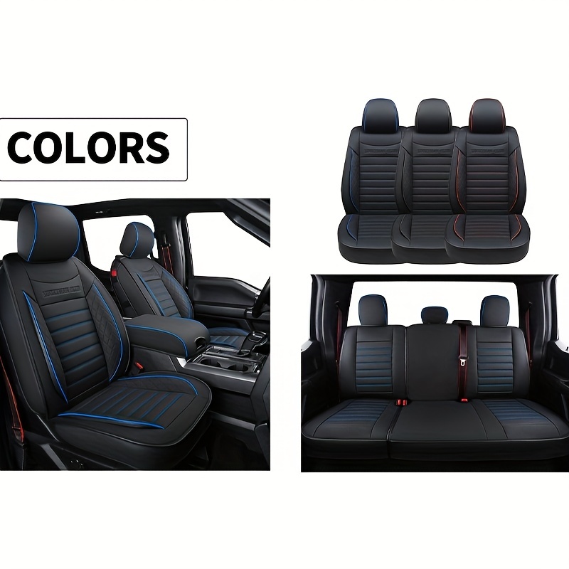 For F150 Faux Leather Seat Covers, For F150 2015-2023 Super Crew