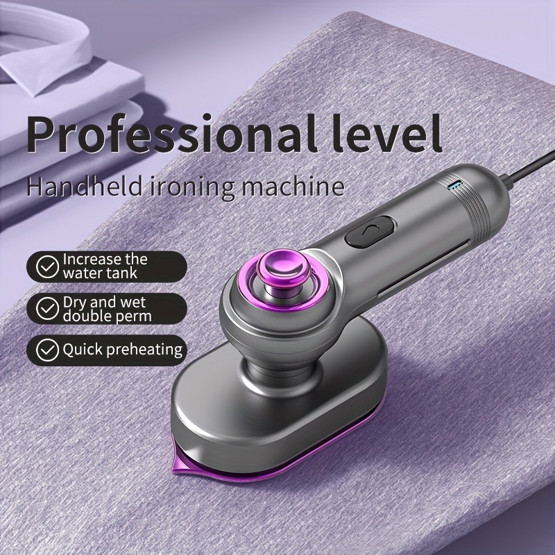 Professional Micro Steam Iron Portable Mini Ironing Machine Handheld  Household Steam Iron Mini Steam Handheld Fabric Garment Steamer Support Dry  and Wet Ironing Suitable for Home and Travel 