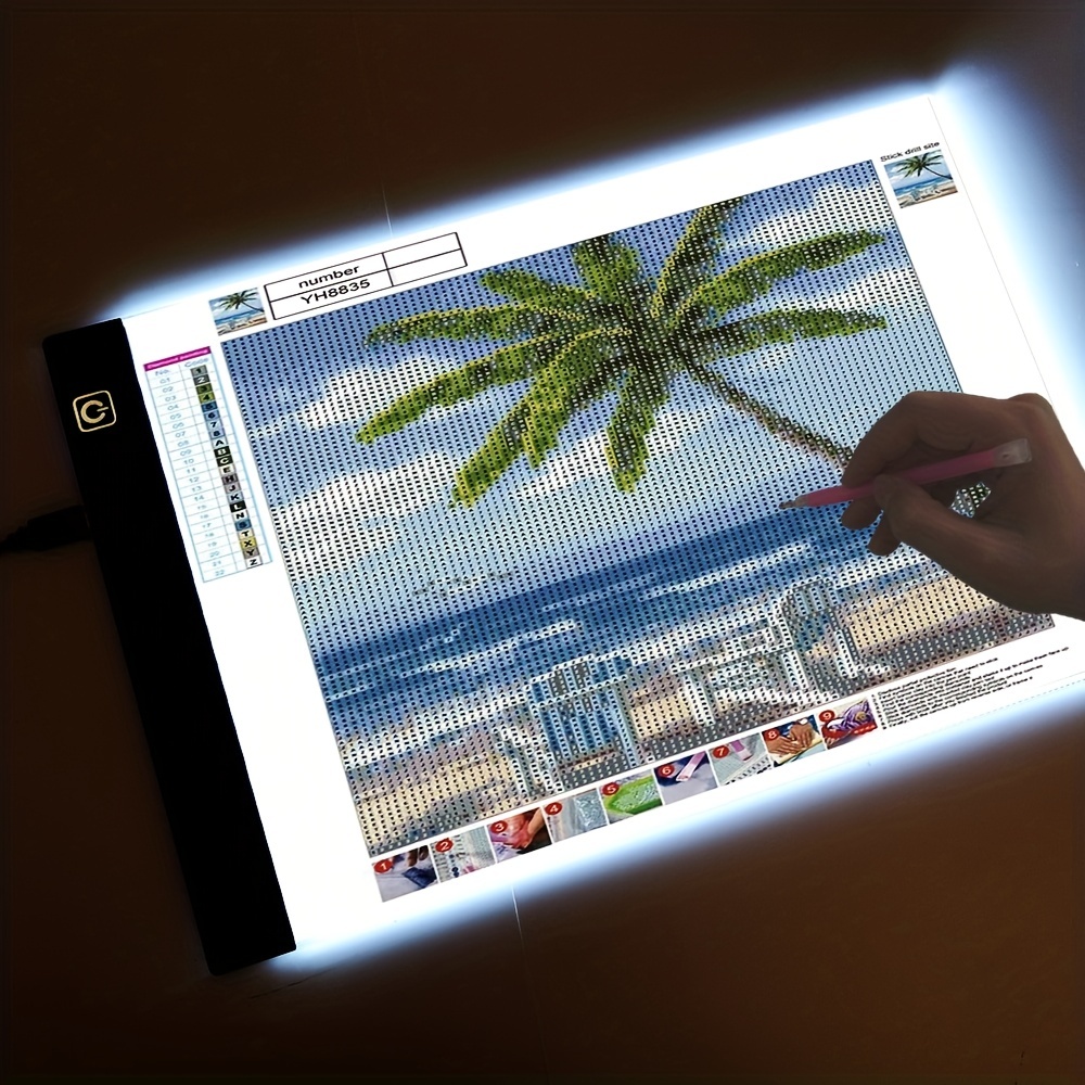A2 LED Light Pad for Diamond Painting USB Powered Light Board 03-A2 Light  Pad