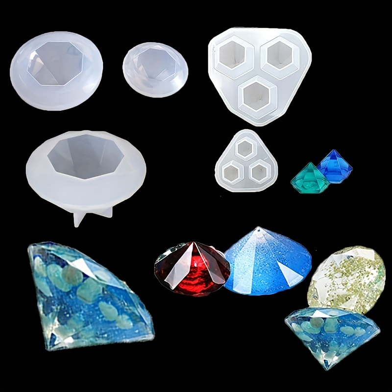 5 DIY Silicone Resin Mold Jewelry Epoxy Pendant Making Tool Mould