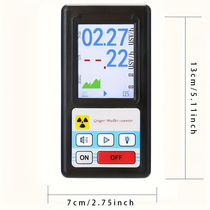 Br Geiger Counter Nuclear Radiation Detector Personal Dosimeter X Ray  Beta Detector Lcd Radioactive Tester Marble Industrial  Commercial  Temu Austria