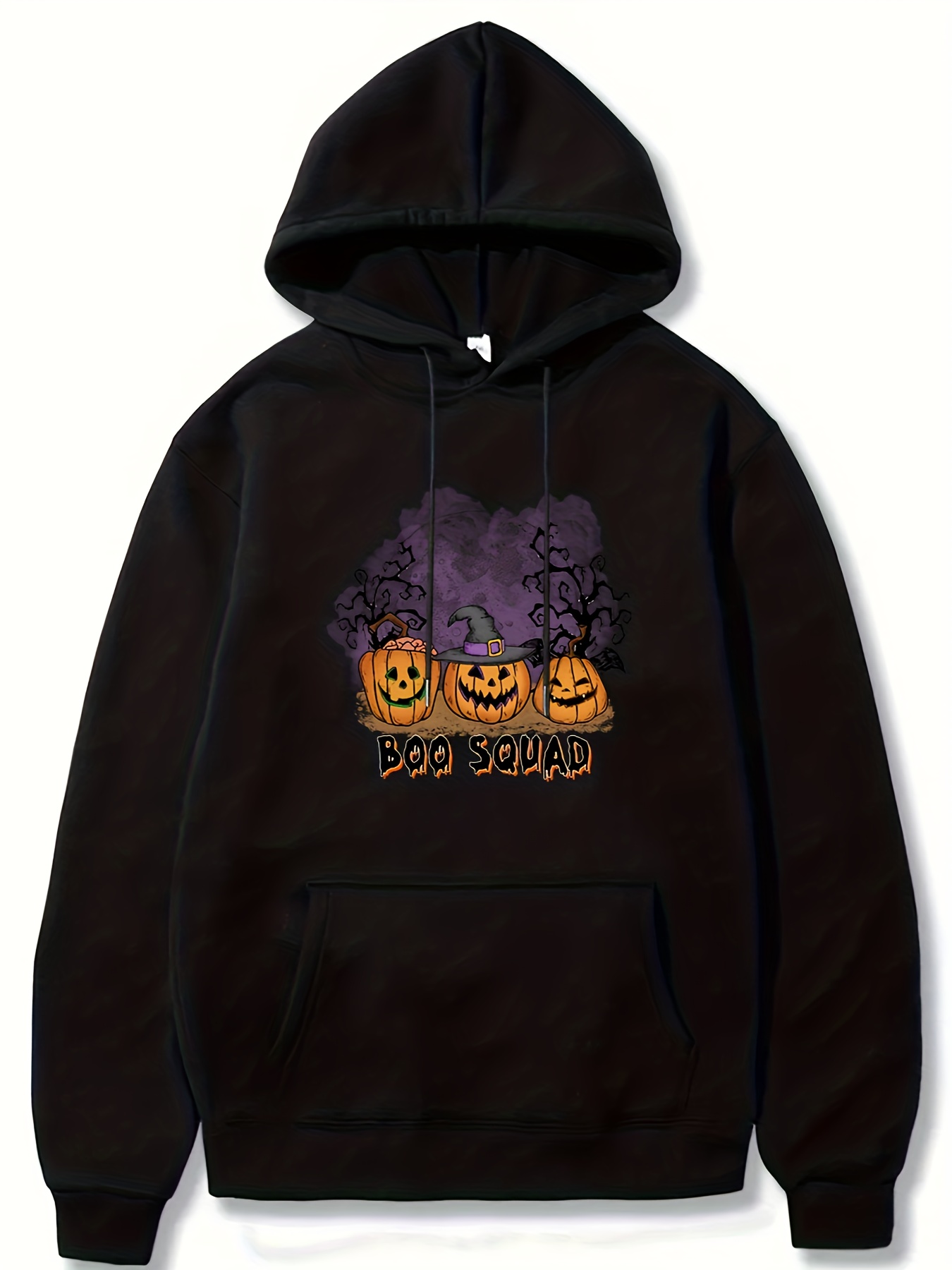 Halloween Series Jack O Lantern Print Hoodie Cool Hoodies - Temu Canada