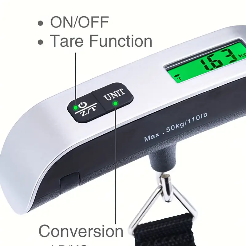 Portable Electronic Hanging Scale, Small Luggage Scale - Temu